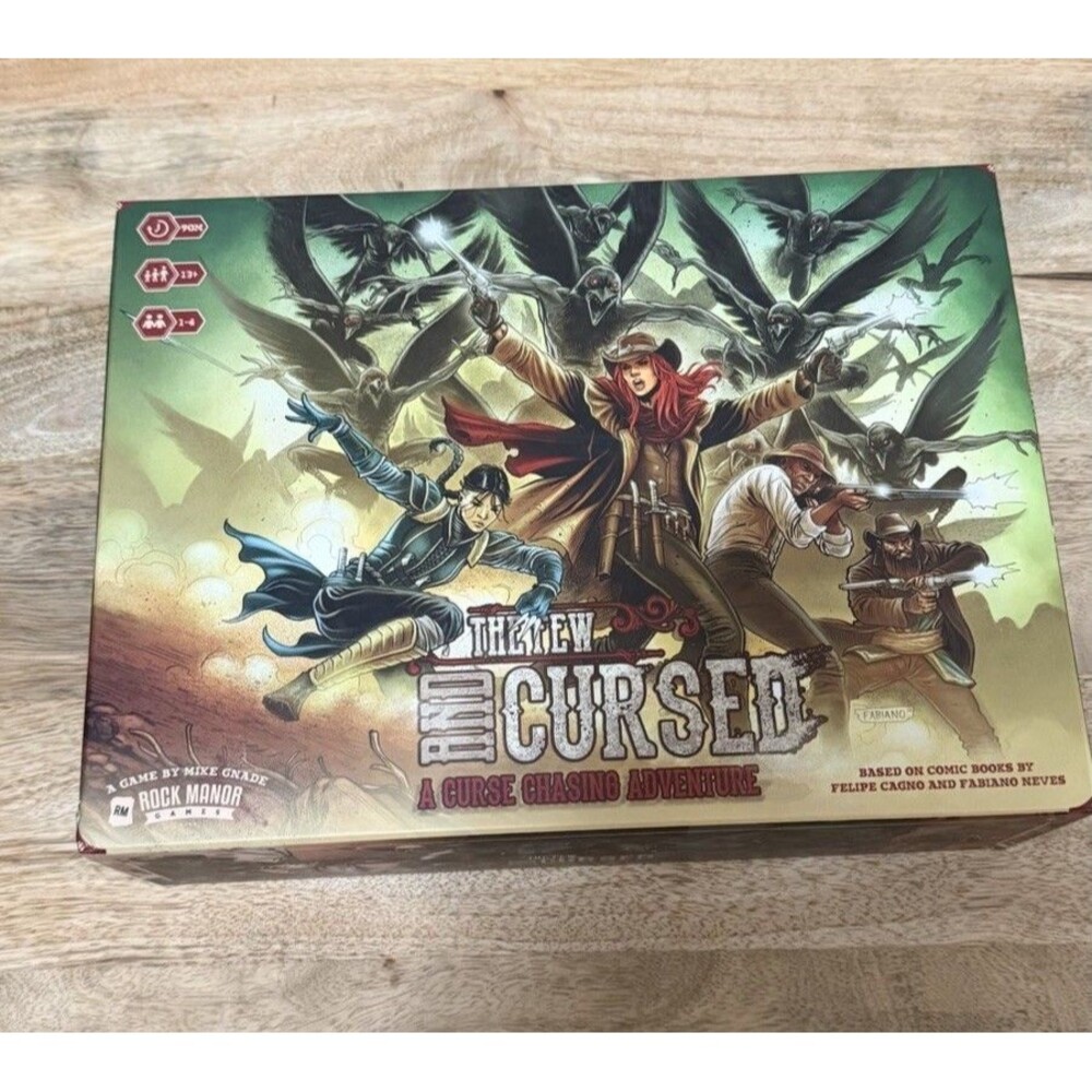 The Few and the Cursed Board Game A Curse Chasing Adventure Rock Manor Games New